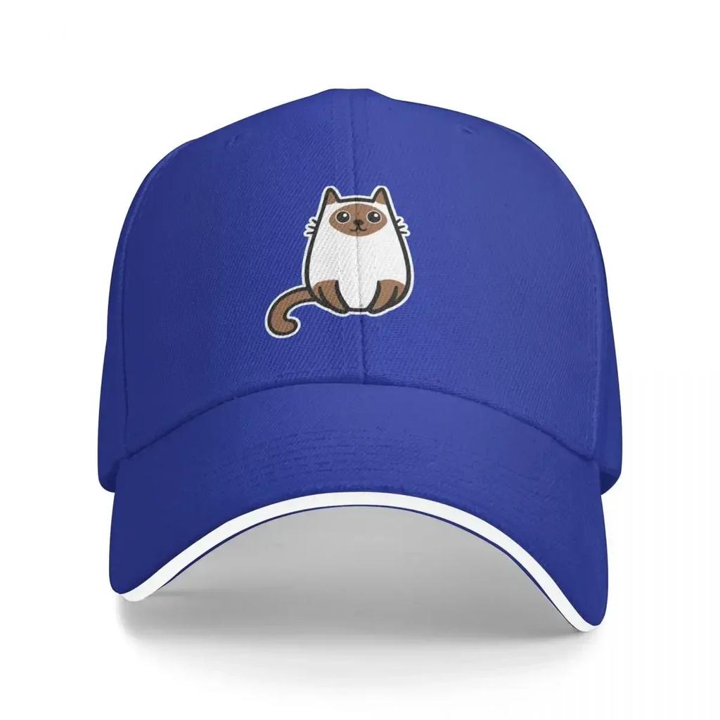 Cute Siamese Cat Kawaii for Cat Lovers Baseball Cap |-F-| Streetwear Hat Luxury Brand Cap Women'S Men'S