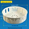 ZISIZ Ceramic Rice Cooker Steamer Basket