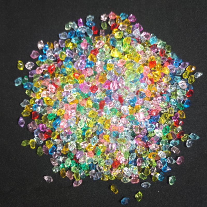 Glaçons transparents en acrylique de grande taille pour bijoux, accessoires photo et projets de bricolage