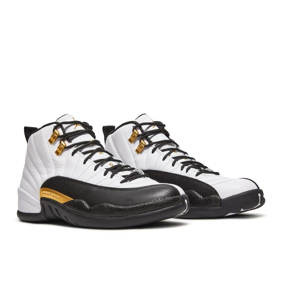 Air Jordan 12 Retro 'Royalty' (Unisex) White / Black / Metallic Gold Vintage Basketball Shoes CT8013 170