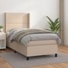 3132416 vidaXL Divan Bed with Mattress Cappuccino 90x190 Cm