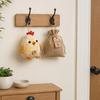 DIY Patchwork Animal Kit, Hand Sewing Craft Set with Pre-Cut Fabric Stuffing Buttons Threads, Cute Plush Animal Craft Kit Gift for Craft Lovers