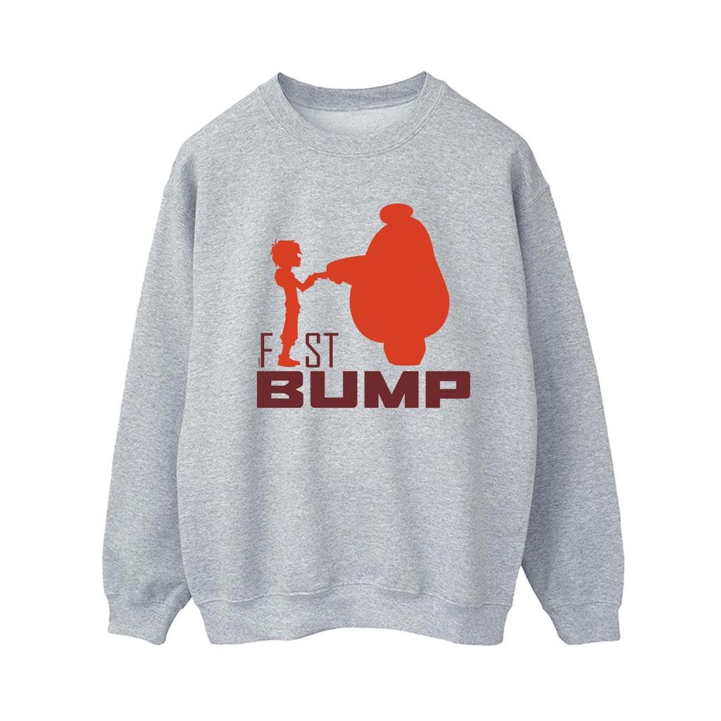 Disney Womens/Ladies Big Hero 6 Baymax Fist Bump Cutout Sweatshirt