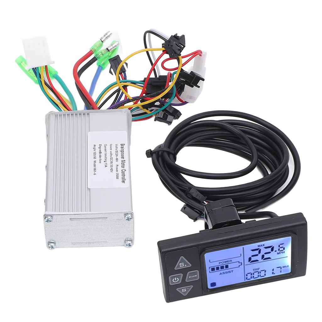 24V-48V 350W Motor Bezkartáčový Regulátor s Displejem LCD861 Vodotěsný 24V-48V Bezkartáčový Regulátor K