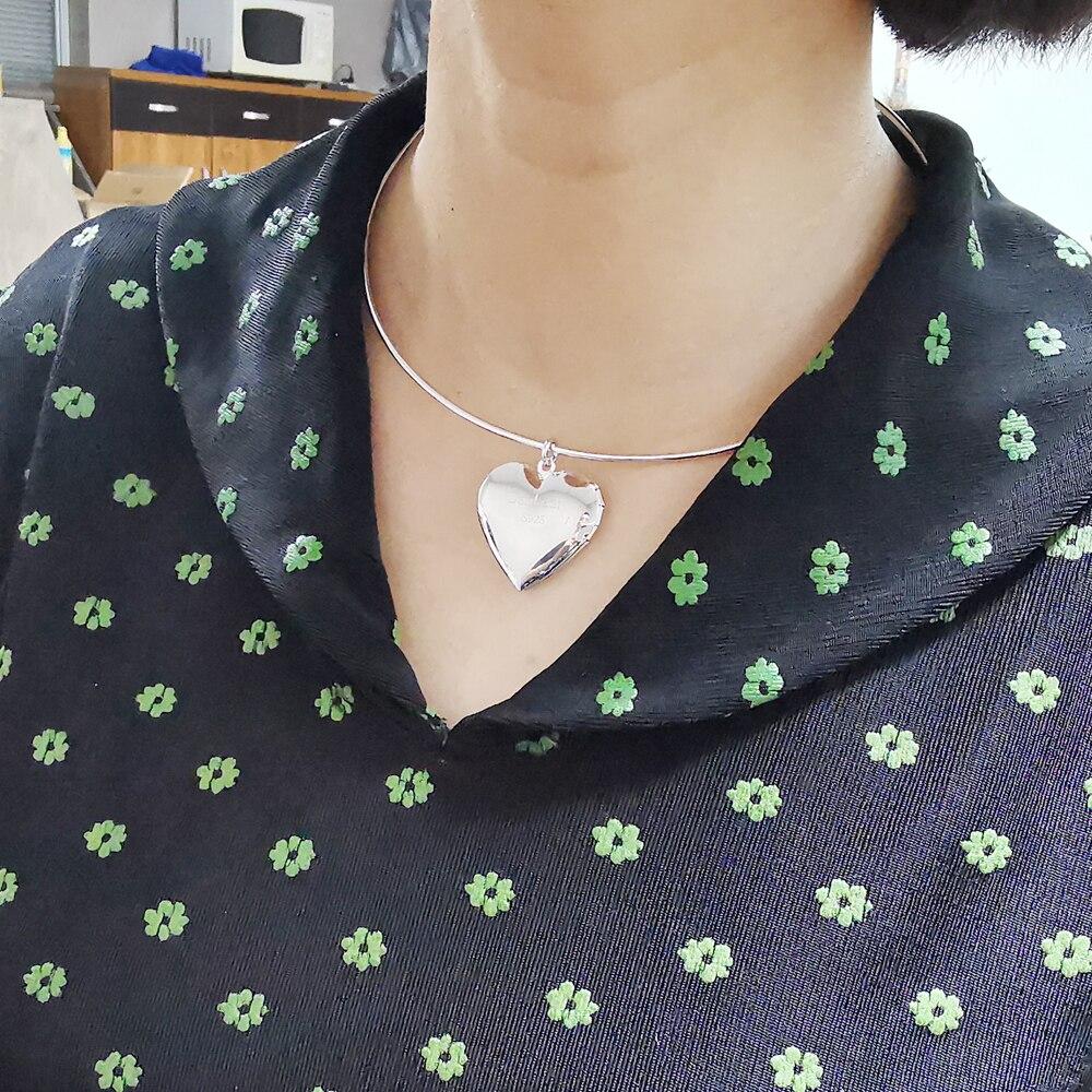 Choker !!!New Brand 925 Sterling Silver Torques Necklace For Women ;Rose Gold Silver Collar Rope Chain Silver Jewelry Accessories