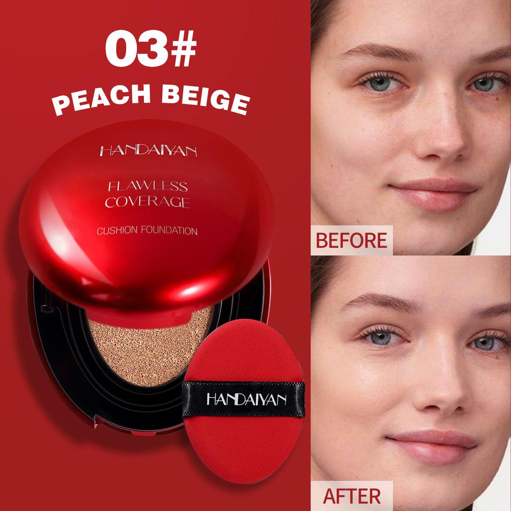 Air Cushion Concealer Liquid Foundation Full Cover Foundation for Long Lasting Moisturizing Concealer Foundation