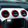 Air Conditioner Vent Outlet Frame Cover Trim for Ford Mustang 15+ Red Accessorie