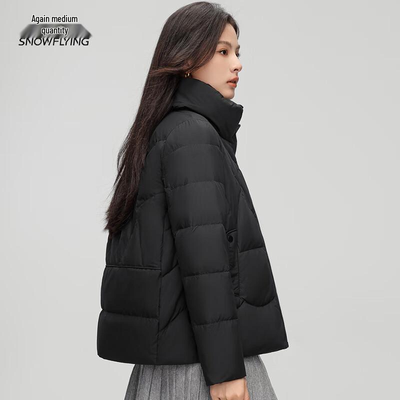 Women's Short Stand Collar Winter Down Jacket
