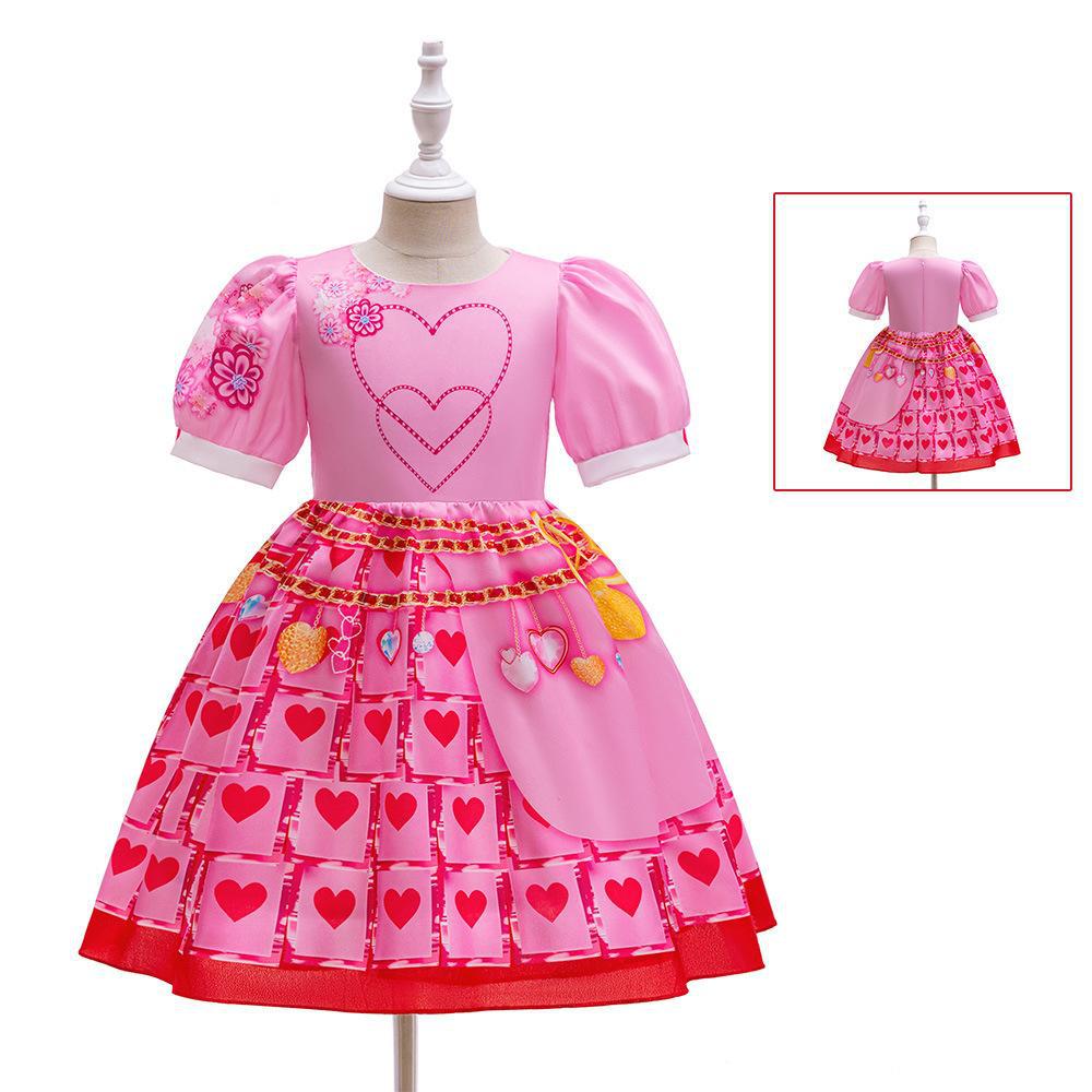 

Halloween Princess Little Red Queen Kids Costume Dress from Descendants 150cm/8Y
