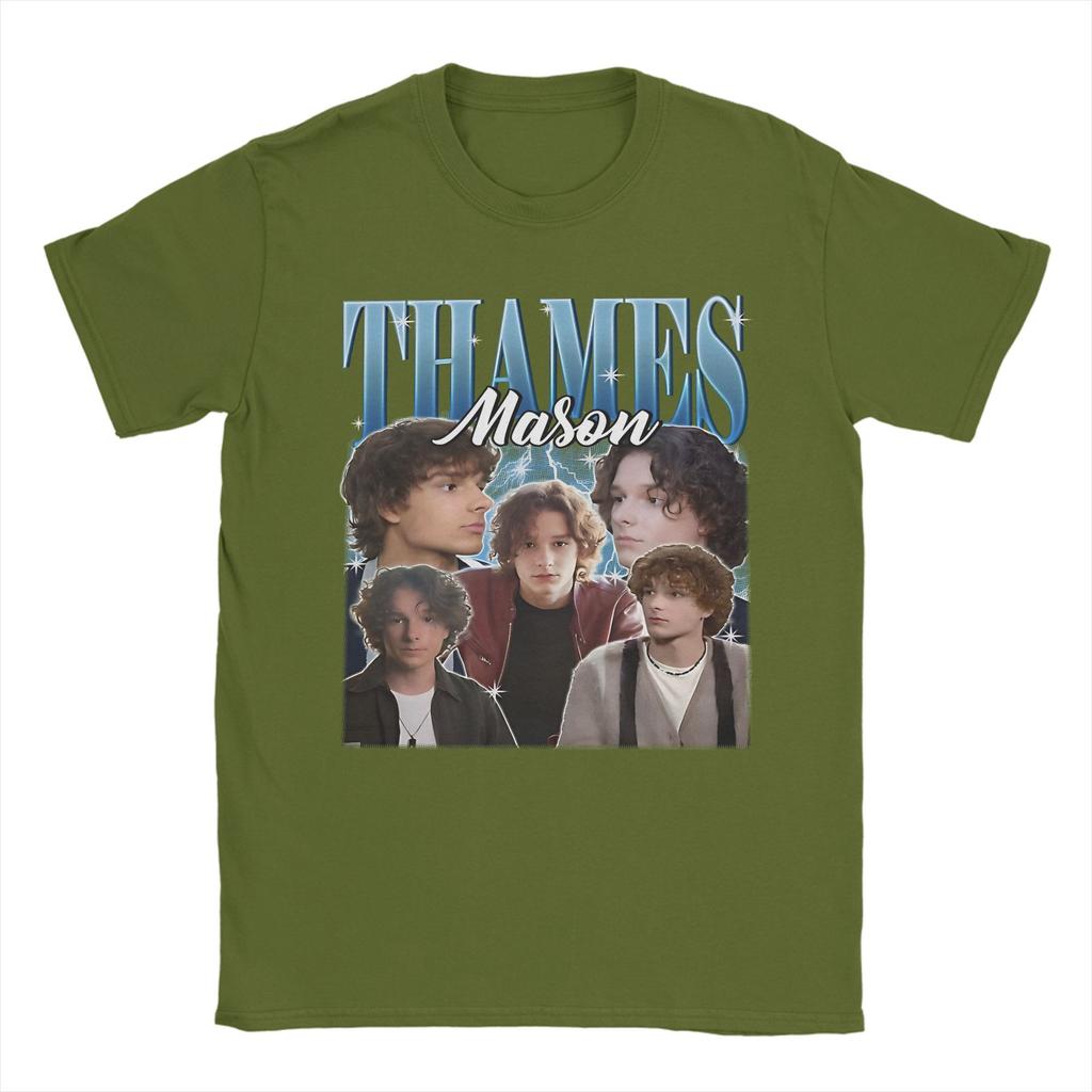 Unisex Donna Nuovo Arrivo Mason Thames Attore Maglietta T Shirt Puro Cotone T-shirt Abbigliamento