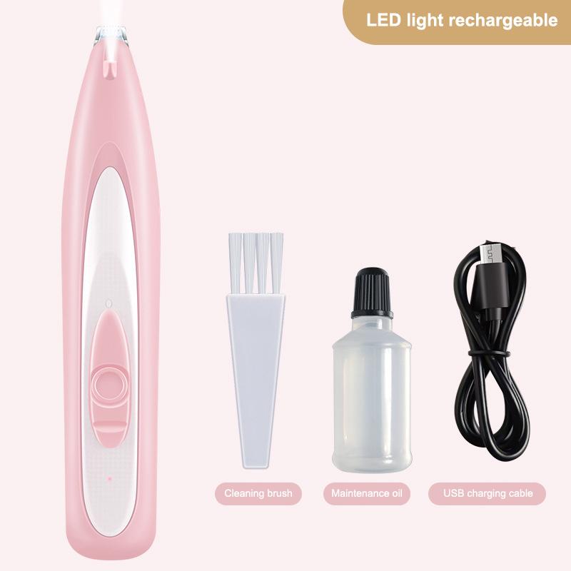 Skin-Friendly Electric Pet Foot Hair Trimmer Painless Cat Dog Paw Fur Clipper for Sensitive Skin Pets