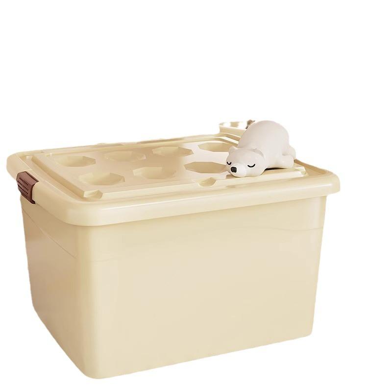 Large Capacity Storage Box Household Extra Large Thickened Plastic Storage Box Clothing Storage Box Toy Sundries Sorting Box