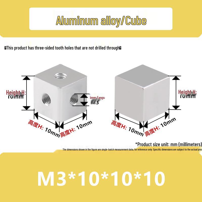 Aluminum Alloy Hex Nut Acrylic Connector Cap