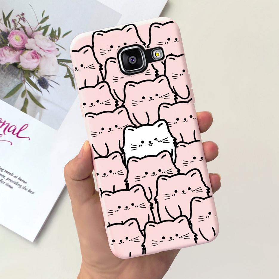 For Samsung Galaxy A5 2016 Case SM-A510F Cute Cartoon Cover Soft Silicone Phone Case For Samsung A5 2017 A520F Back Cover Bumper