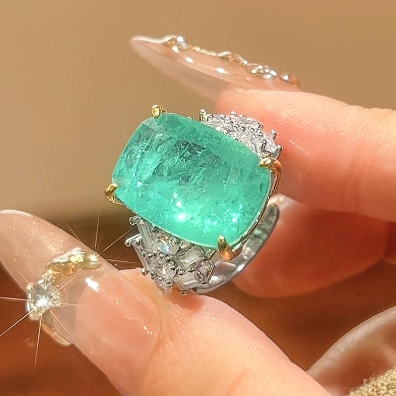 

Huayei Jewelry Ювелирное кольцо Ювелирные изделия Изумруд Красный Корунд Женское Премиум