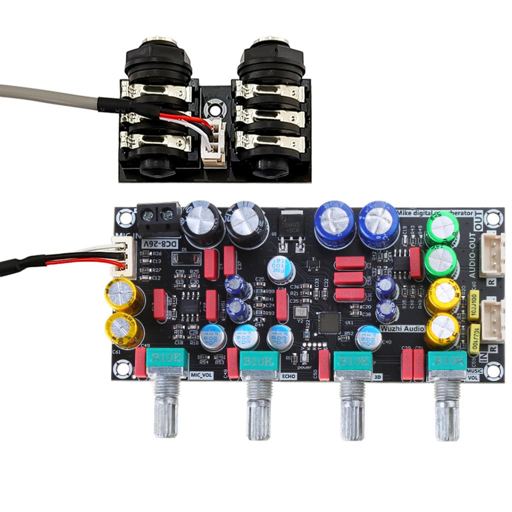 Microphone Amplifier Board Karaoke Reverberation Board ZK-AMP