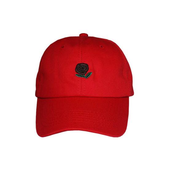 Rose Flower Embroidered Outdoor Snapback Hip Hop Men Women Baseball Cap Hat