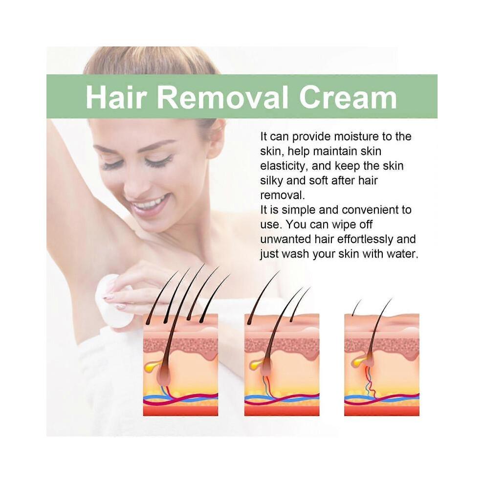 Crème Dépilatoire Pour Femmes Et Hommes, Crème Dépilatoire Pour Poils Pubiens, Zones Privées, Corps, Jambes, Aisselles