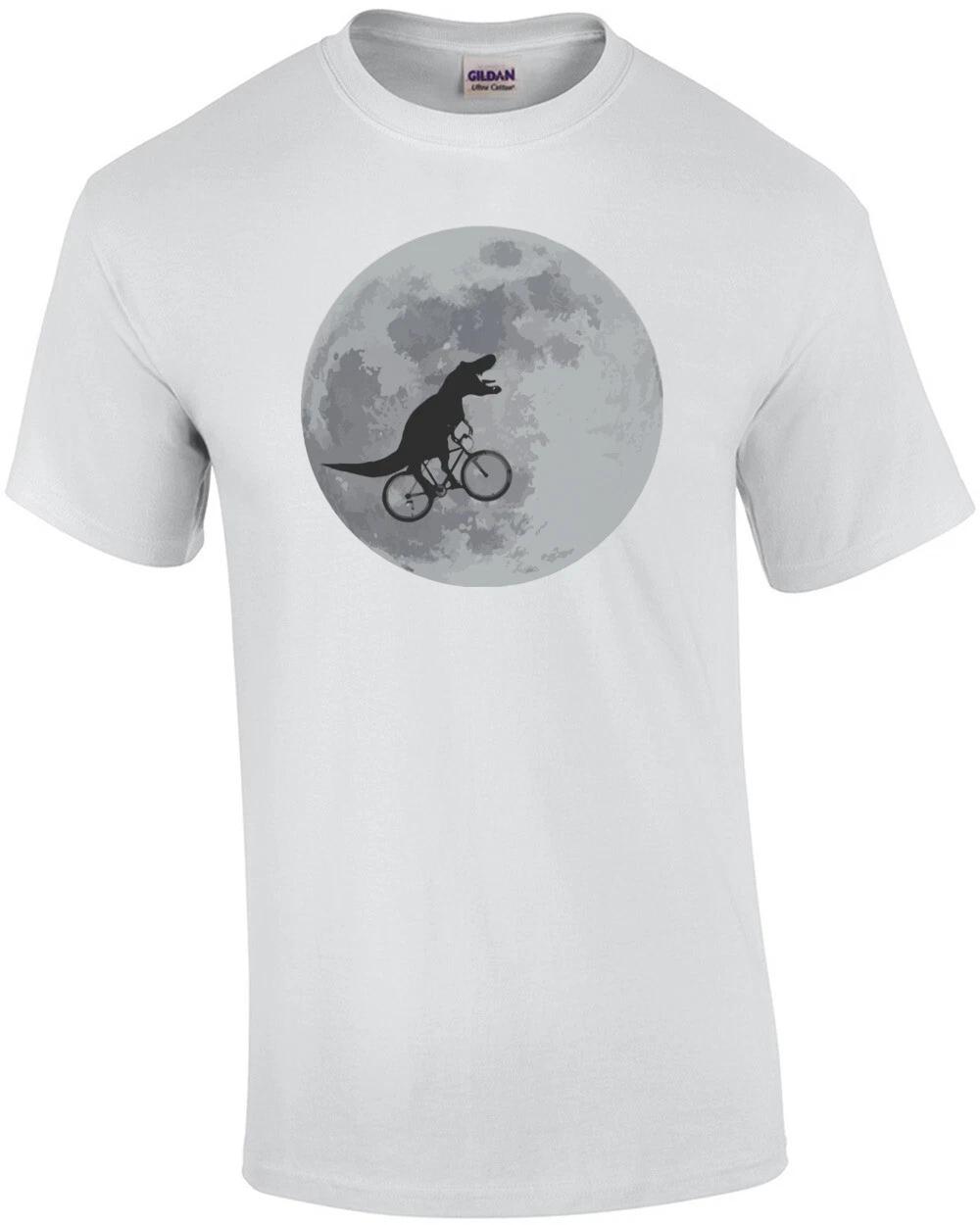 T-Rex - Tyrannosaurus rex bicycle moon T-Shirt S