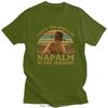 Vintage I Love The Smell Of Napalm In The Morning T Shirt Men Short Sleeved Cotton Apocalypse Now T-shirr Bill Kilgore Tee Tops