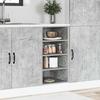 VidaXL Meuble bas "Riga" Gris béton 40 x 44,5 x 81,5 cm Bois d'ingénierie 854205