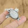 Wedding Gift For Her 925 Silver Natural Rainbow Moonstone Gemstone Pendant