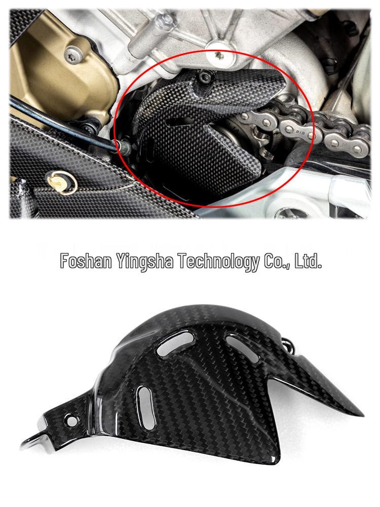 Ducati Panigale V4/V4S/V4R Carbon Fiber Sprocket Cover (2018+)