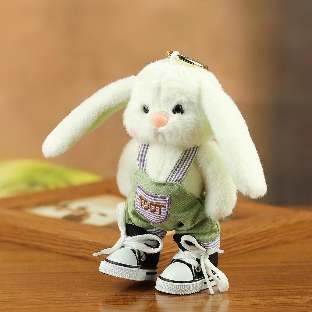 Red Rabbit Plush Keychain: Cute Pendant & Hanging Ornament