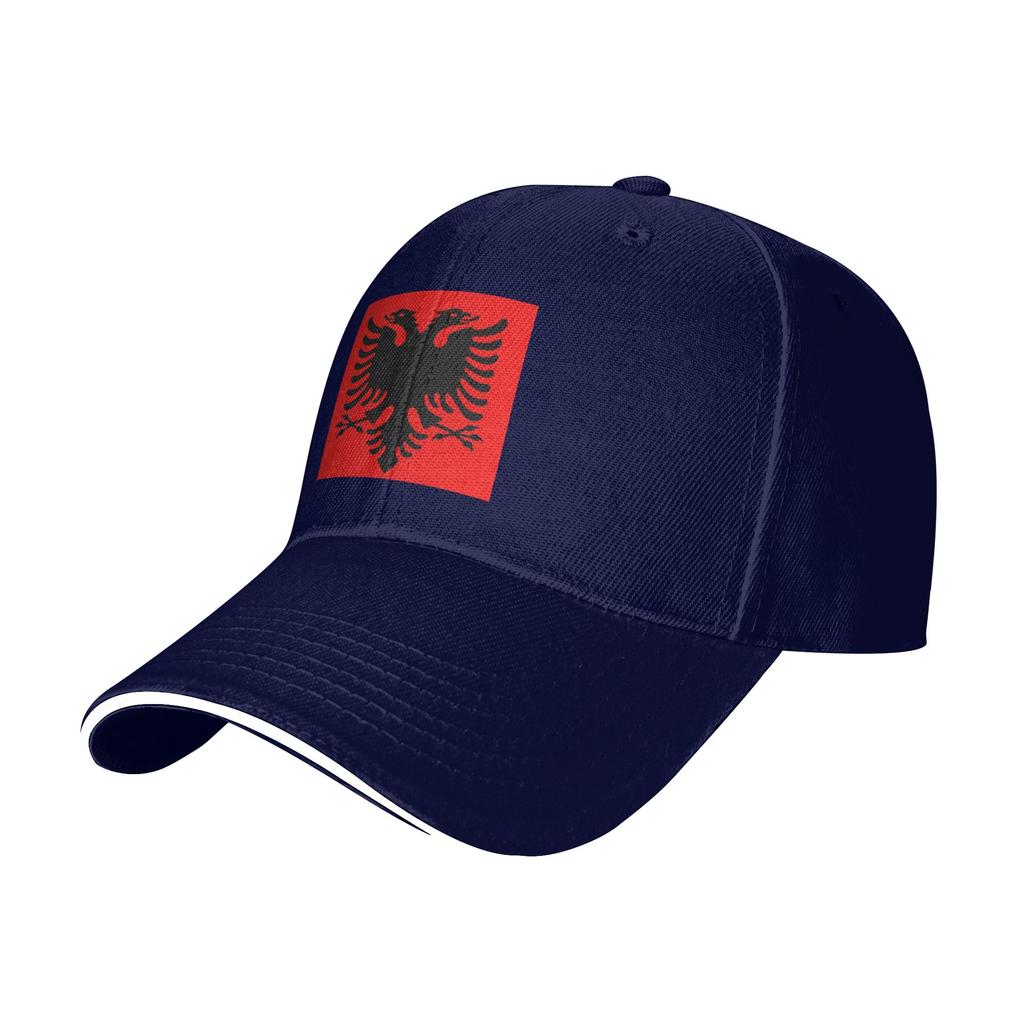 Vlag van Albanië Pet Casual Baseballpetjes Verstelbare Pet Hip Hop Zomer Unisex Baseballpetten Aanpasbaar