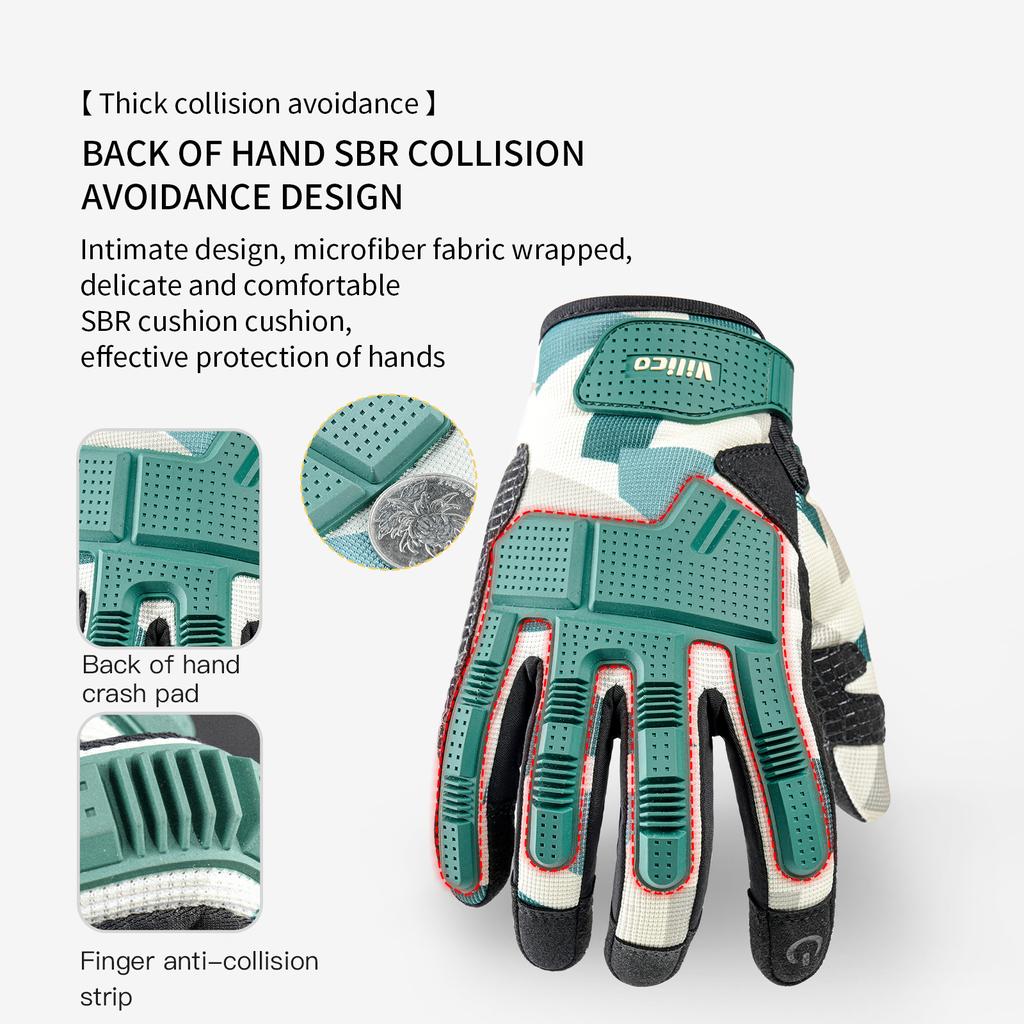 Motorhandschoenen Touchscreen Heren Dames Mtb Fietshandschoenen Hardlopen Fitness Gym Rijden Motorfiets Fietshandschoenen Camouflage Kleur