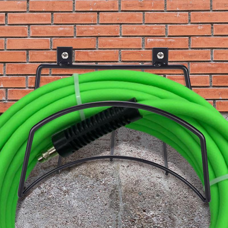 Garten-Wandmontierter Wasserrohr- und Schlauchaufbewahrungsständer Metallschlauchhalter Feste Installation Kohlenstoffstahl-Wasserrohrständer