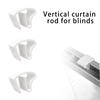 Curtain Holdbacks Pinch Pleat Hooks Strong Plastic Curtain Fixing Hooks For Home Office Window Easy to Installation