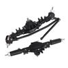 RC Front Rear Axles Complete Set Metal Assembly Kit Axle Drive Shaft for   SCX10 II RC Crawler Car