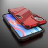 Case for Xiaomi Redmi Note 11/11S, Military kickstand, red
