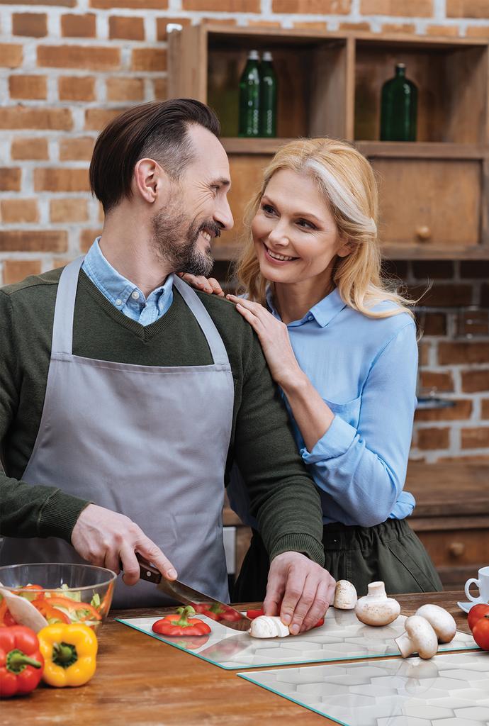 SZKLANA PŁYTA OCHRONNA NA KUCHENKĘ 90x52 BIAŁA
