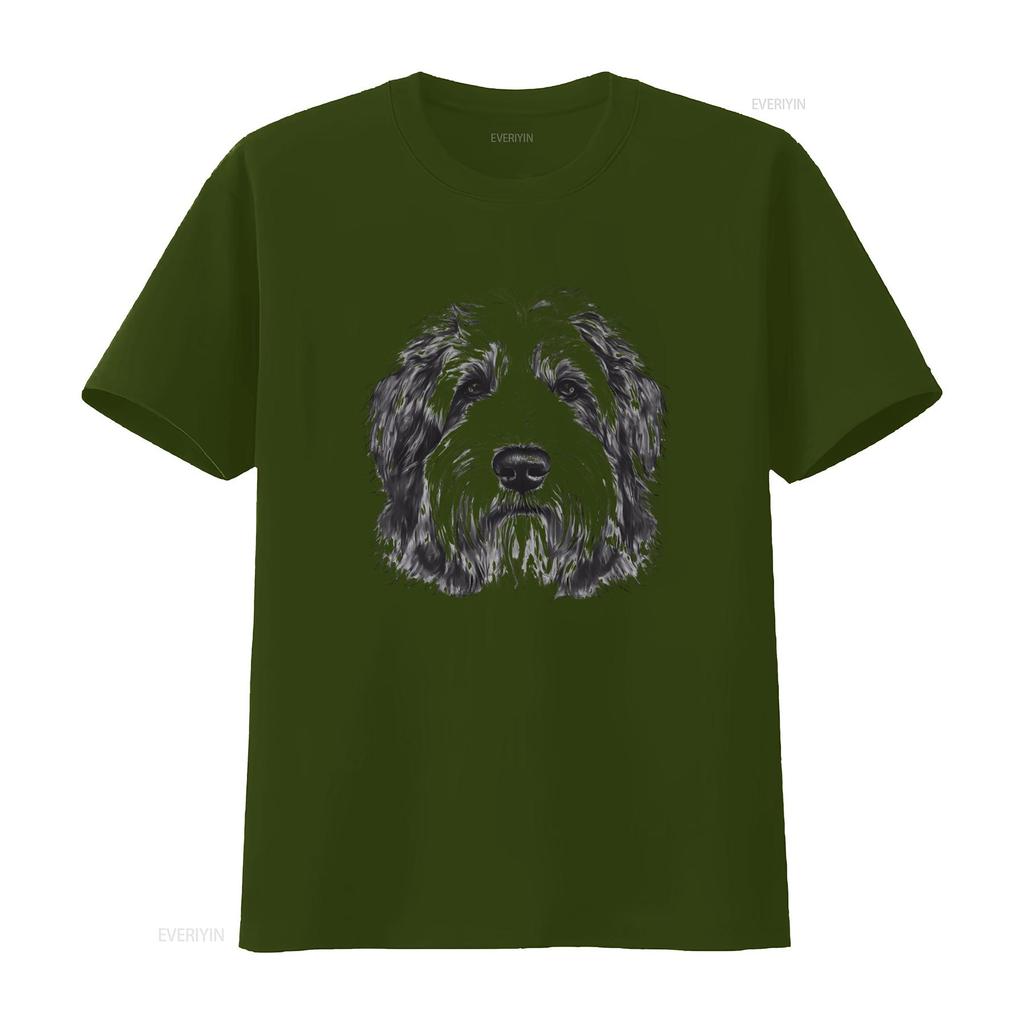 Old English Sheepdog Print Mens T Shirt 100 Cotton Soft Comfortable Vintage Washed Stylish Homme Unisex Versatile Graphic