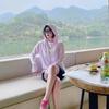 New aibitoo bunny second-generation sunscreen clothing women's UV-proof ice silk zipper hooded long-sleeved sunscreen clothing