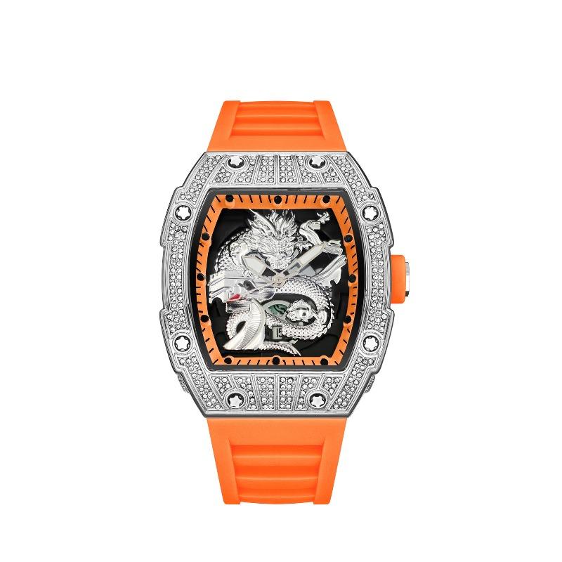 Dial Men's Watch Richard Series National Tide Wind Great Wall Dragon Luminous Calendar Student Watch Quartz Men's