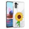 sunflower Lavender Flower Clear Phone Case For Xiaomi Redmi Note 12 10C 10 11 9 8 Pro Plus 9S 7 8T 9T 9A 8A 9C K50 K40 Cover