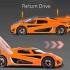 1/24 Koenigsegg ONE 1 Zliatinové Miniatúrne Auto Odliate Kovové Mierkové Auto Model Zvuk a Svetlo Kolekcia Detské Hračkárske Vozidlá Darček