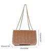 Women Casual Shoulder Bag Small Square Bag Chain Strap Crossbody Bags Simple Clutches Messengers Bags for Wedding Daily