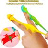5pcs Dinosaur Pinch Finger Barrage Stress Relieving Toy TPR Turkey Finger Barrage Children's Birthday Party Most Popular Gift