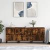 VidaXL Buffets 3 Pcs Smoked Oak Engineered Wood 3190210