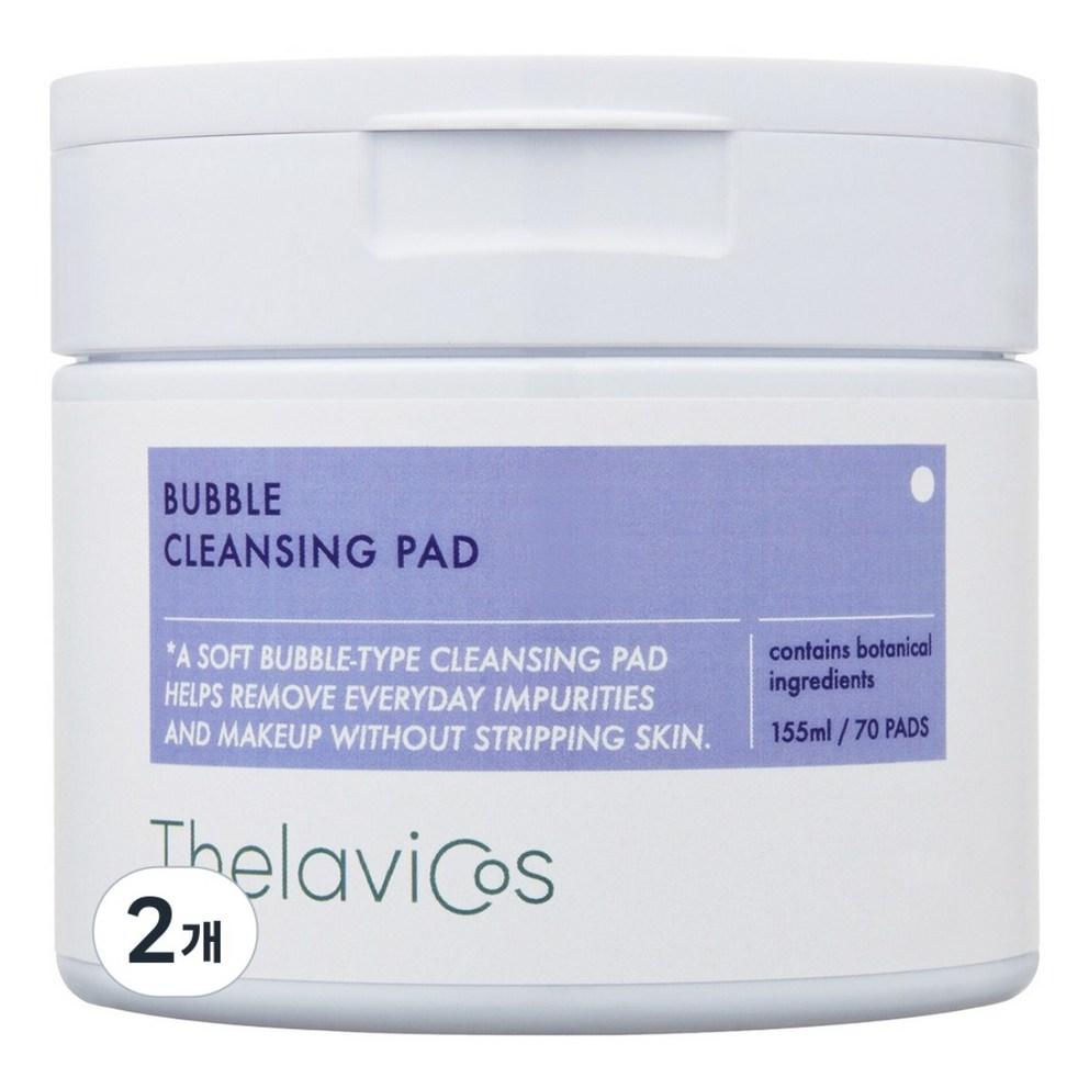 

Therabicos Bubble Cleansing Pad, 70 sheets, 2 packs