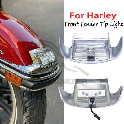 Lumină LED pentru vârful aripului față pentru motocicletă, potrivită pentru Harley Davidson Electra Glide FLHT, frână de conducere din spate