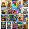 Diamond Painting Yoda Rhinestone Picture Cartoon Full Round Drill Mosaic Embroidery Mandalorian Home Decor Gift
