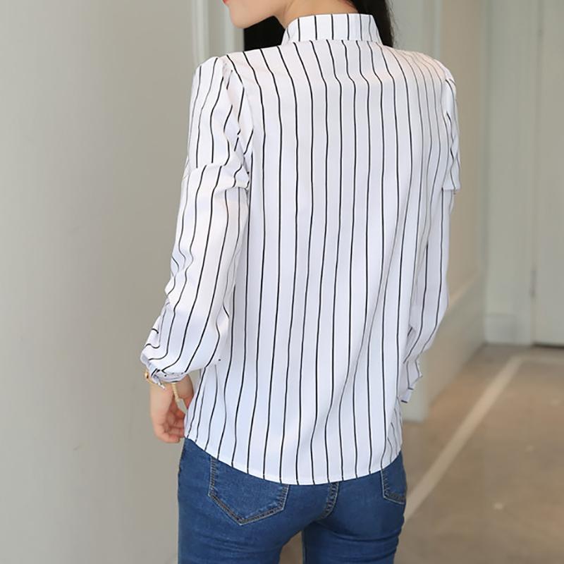 Blouses Fashion Striped Print Casual 