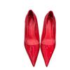 2025 spring and autumn new fashion versatile pointed high heels women's temperament wedge heel patent leather women's shoes single shoes women