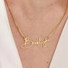 Hypoallergenic Stainless Steel Diy Name Plate Special Gift Necklace Personal Long-lasting Nameplate Jewelry