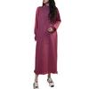 Large Size Fringed Design Over Knee Primer Sweater Skirt Autumn and Winter Knitted Dress Women